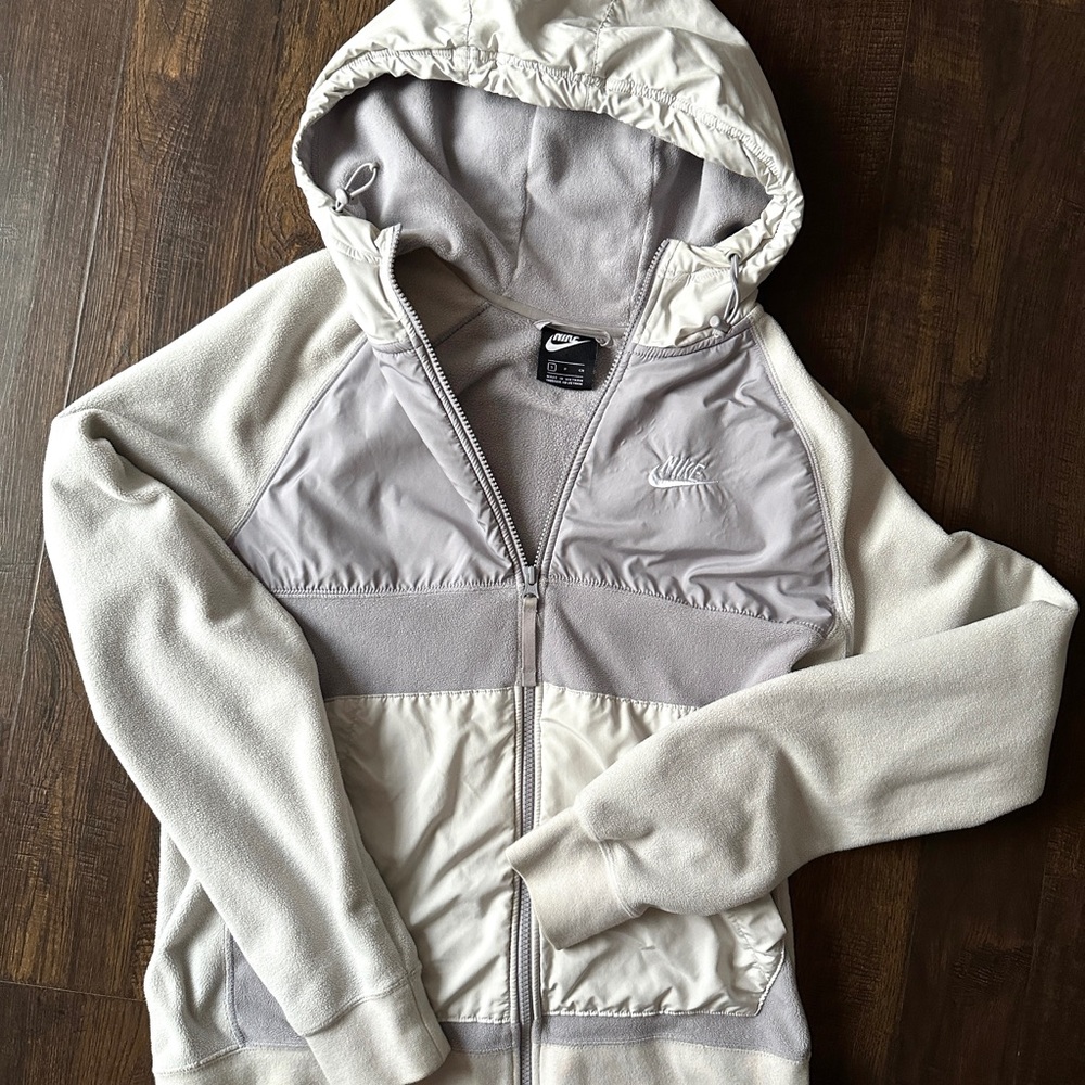 New Nike Sherpa Zip-Up Hoodie